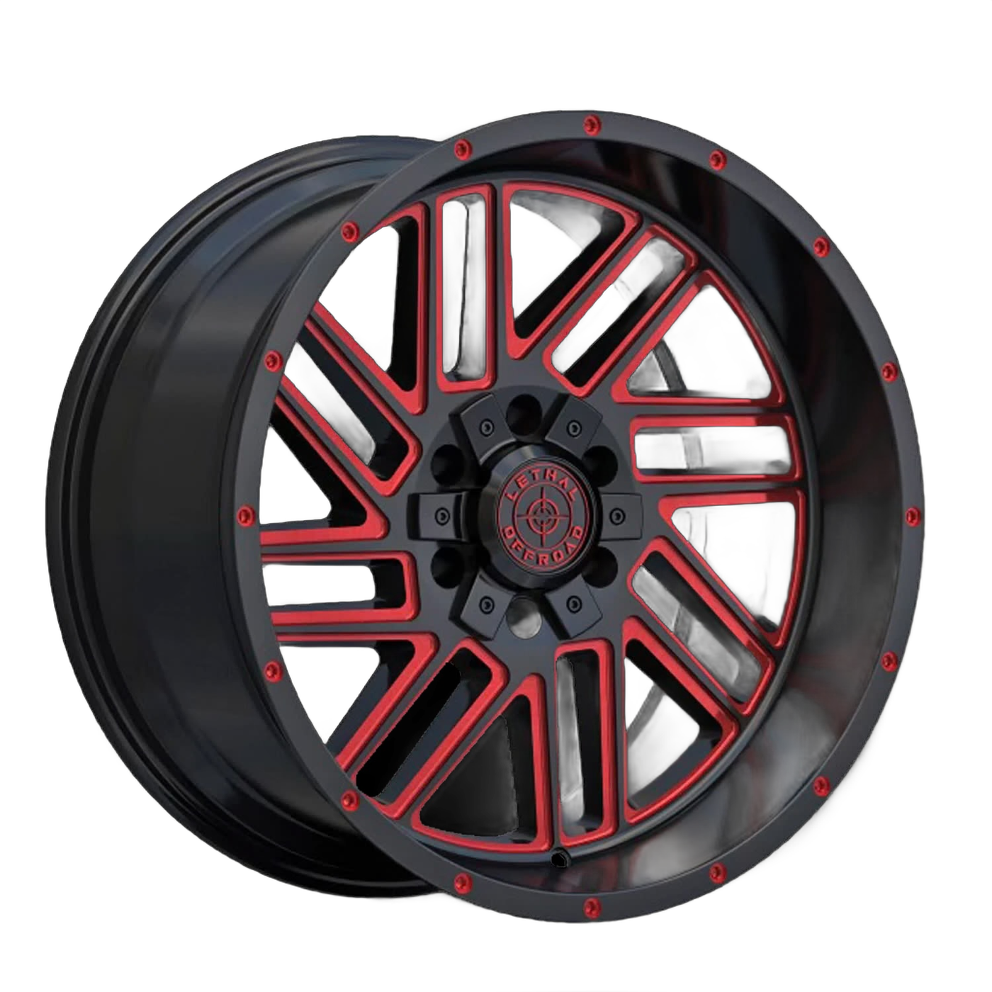 Two-tone milled performance wheel